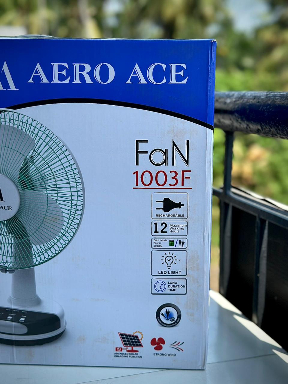 A1 Aero Ace Rechargeable Table Fan (1103 F)
